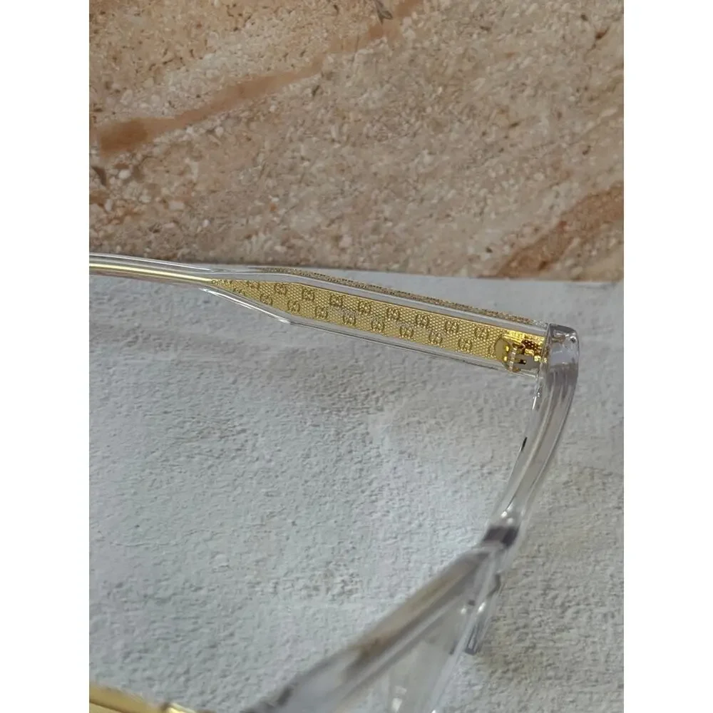 NEW Gucci GG2066O Transparent Clear Cat Eye Eyeglasses Frames